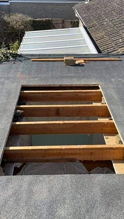 Skylight installation